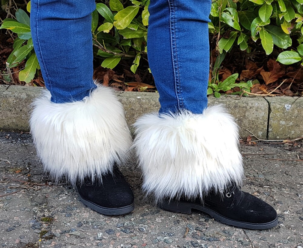 Himalaya Faux Fur Boot Toppers - Faux Fur Throws, Fabric and Fashion