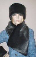 Charcoal Mink Faux Fur Fashion