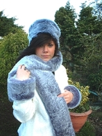 Arctic Wolf Faux Fur Fashion