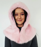Raspberry Cream Mink Faux Fur Fashion