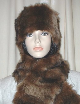 Russian Sable Faux Fur Hat