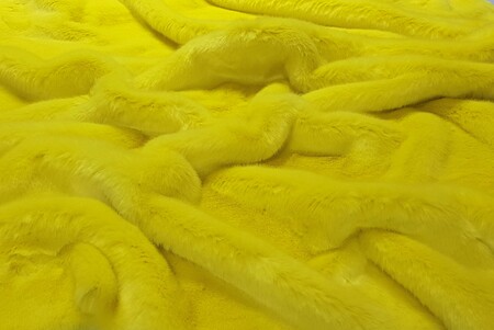 SECONDS Tissavel Buttercup Faux Fur Fabric Per Meter