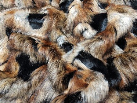 Tissavel Serengeti Faux Fur Tote Handbag