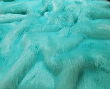 Children's Tissavel Turquoise Faux Fur Bolero