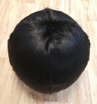 Black Bear Faux Fur Ball