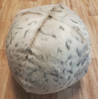 Snow Lynx Faux Fur Ball