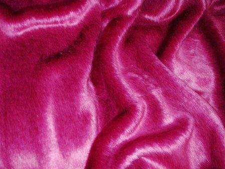 Hot Pink Faux Fur Cropped Jacket