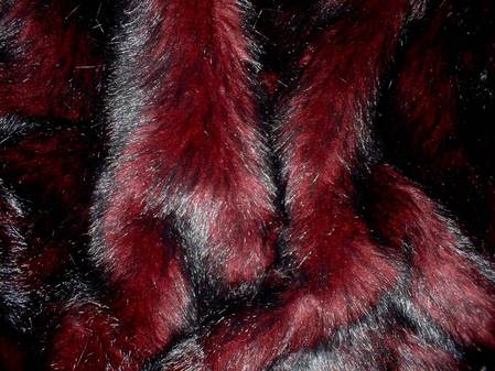 Tuscan Red Faux Fur Swatch