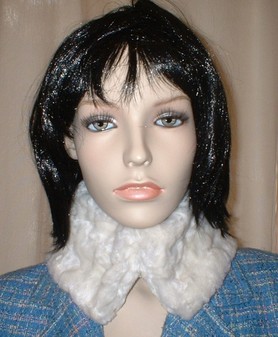 Ivory Astra Faux Fur Collar