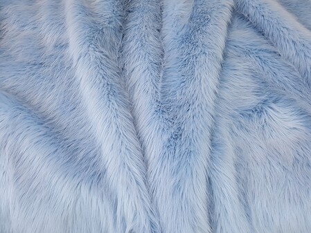 Baby Blue Faux Fur Swatch