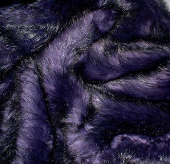 Purple Rain Faux Fur per meter
