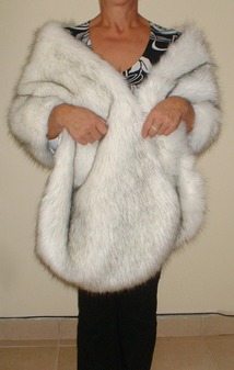 Women > Faux Fur Stoles > Long Faux Fur Stoles - Faux Fur Throws