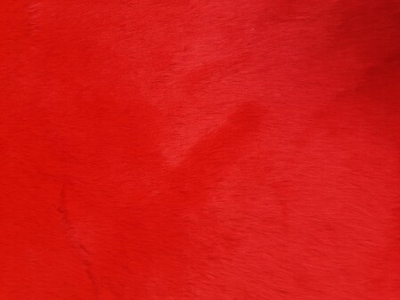 Red Fun Faux Fur Fabric Per Meter