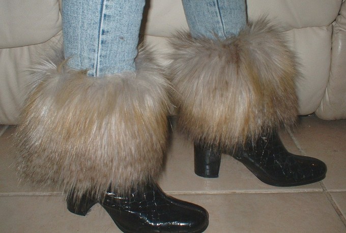 Coyote Faux Fur Boot Toppers