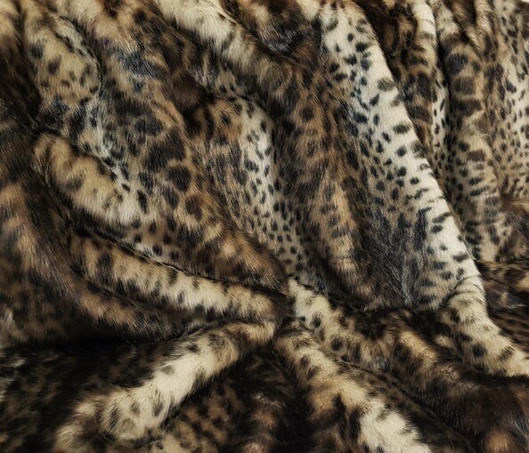 Ocelot Faux Fur Snuggle Sac