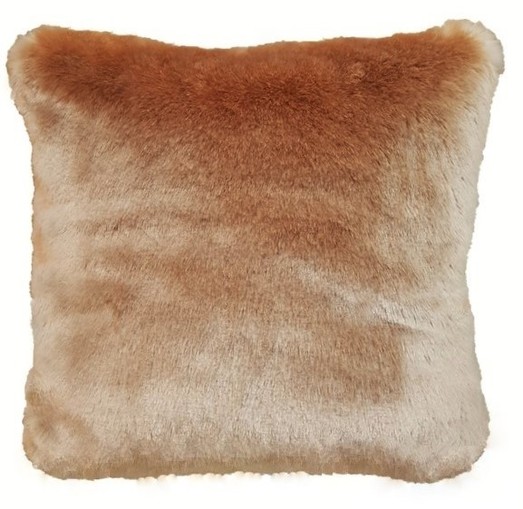 Tissavel Blush Faux Fur Cushions