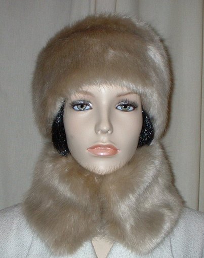 Honey Blonde Faux Fur Headband