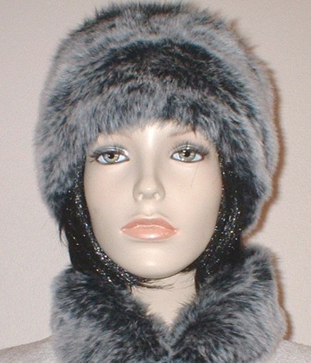 Arctic Wolf Faux Fur Hat