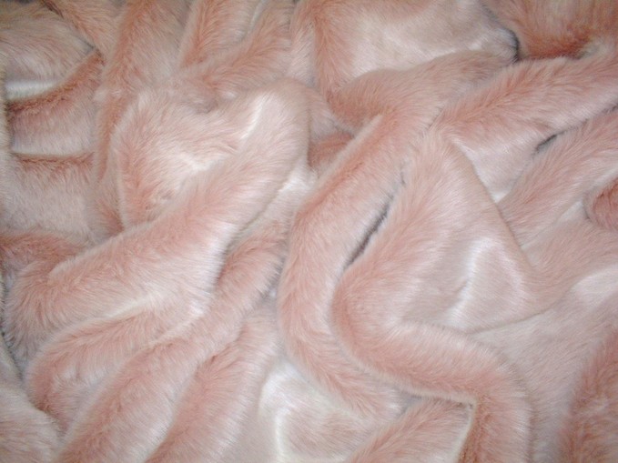 Baby Pink Toddler Faux Fur Blanket 