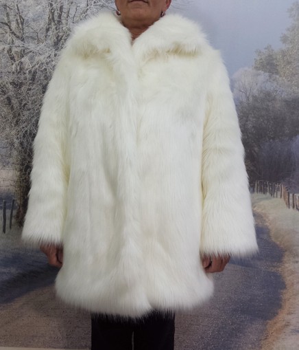 Bear faux fur outlet coat