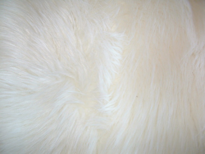 Polar Bear Faux Fur Swatch