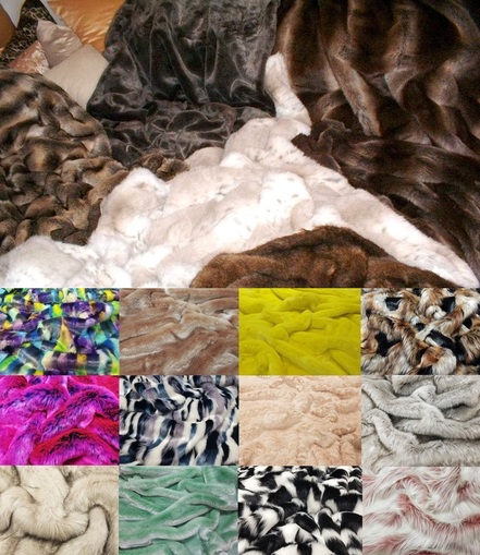Set of Tissavel and Full Set of Faux Fur Swatches