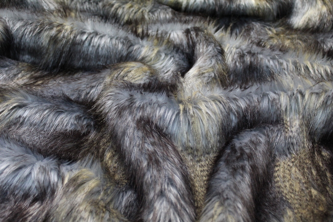 Blue Ridge Mountain Faux Fur Swatch