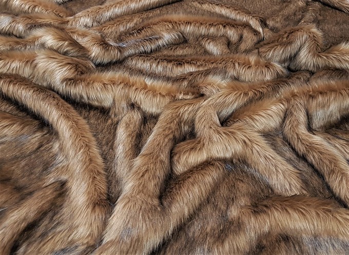 Umber Faux Fur Swatch