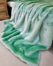Tissavel Mint Green Faux Fur Fabric Per Meter