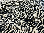 Zebra Faux Fur Swatch