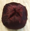 Tuscan Red Faux Fur Ball