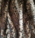 New Ocelot Faux Fur Fabric Per Meter