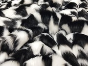 Tissavel Houndstooth Faux Fur Swatch