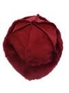 Ruby Red Faux Fur Roller Hat
