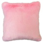 Raspberry Cream Faux Fur Cushions