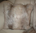 Snow Wolf Faux Fur Cushions