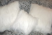 Polar Bear Faux Fur Cushions