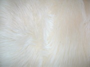 Polar Bear Faux Fur Fabric Per Meter