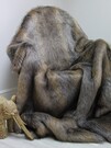 Tundra Caribou Faux Fur Throws
