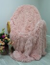 Valais Soft Pink Faux Fur Fabric Per Meter