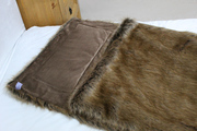 Timber Wolf Faux Fur Sleeping Bag 